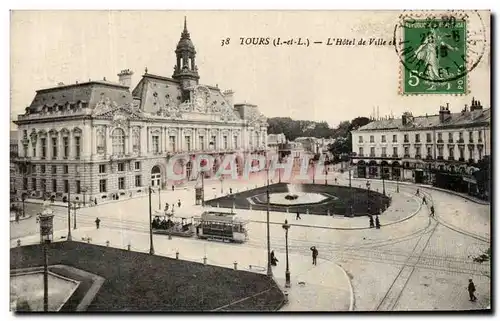 Cartes postales Tours L&#39Hotel de Ville