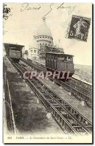 REPRO Paris Le Funiculaire du Sacre Coeur Montmartre