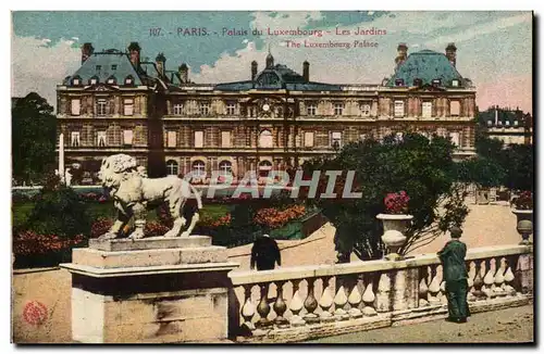 Ansichtskarte AK Paris Palais du Luxembourg Lion