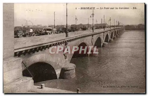 Cartes postales Bordeaux Le Pont sur la Garonne