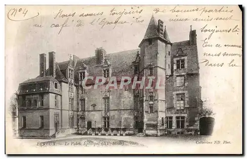 Cartes postales Evreux Le Palais Episcopal