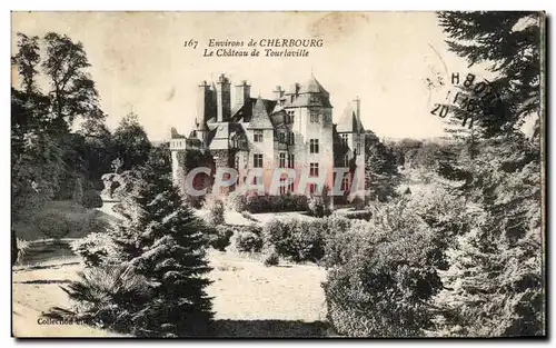 Ansichtskarte AK Environs de Cherbourg Le Chateau de Tourlaville