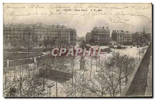 Cartes postales Dijon Place Darcy