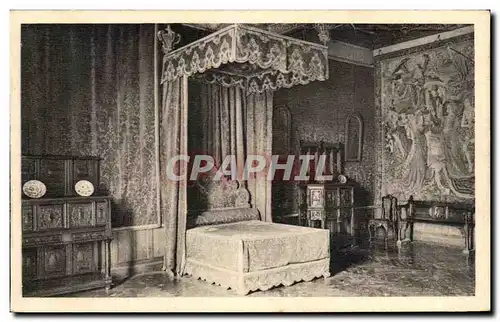 Cartes postales Chateau D'Azay Le Rideau Chambre du premier etage