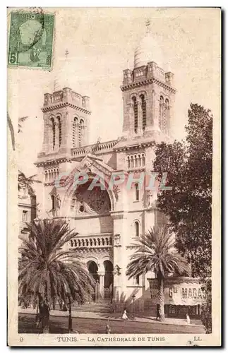 Ansichtskarte AK Tunis La Cathedrale De Tunis Tunisie