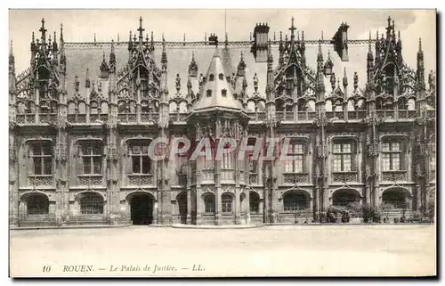 Cartes postales Rouen Le Palais de Justice