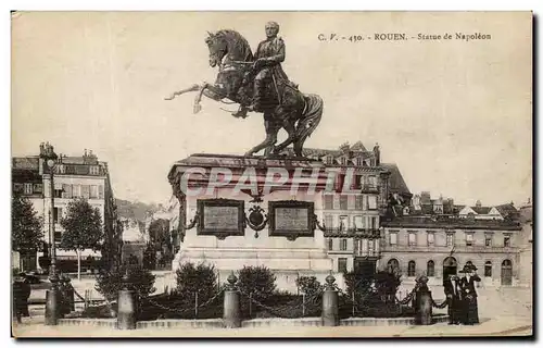 Cartes postales Rouen Statue de Napoleon 1er