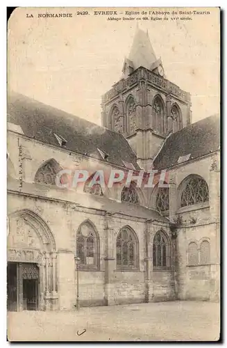 Ansichtskarte AK La Normandie Evreux Eglise de I&#39Abbaye de Saint Taurin