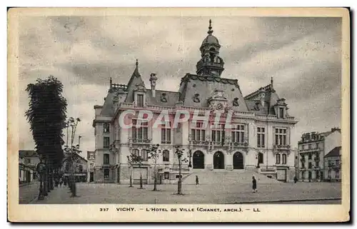 Cartes postales Vichy L&#39Hotel De Ville