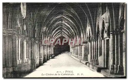 Cartes postales Toul Le Cloitre de la Cathedrale