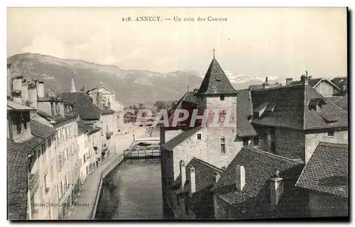 Cartes postales Annecy Un coin des Canaux