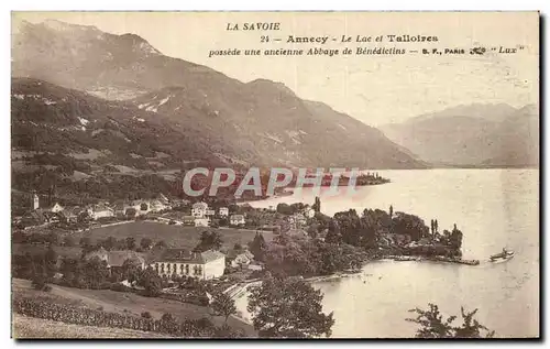 Cartes postales la Savoie Annecy Le Lac et Talloires