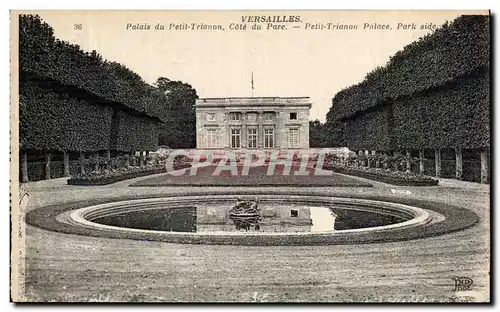 Cartes postales Versailles Palais du Petit Trianon Cote du Parc