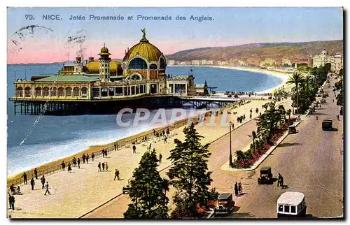 Cartes postales Nice Jetee Promenade et Promenade des Anglais