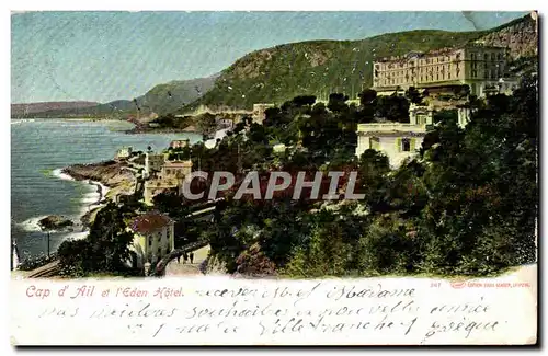 Cartes postales Cap d&#39 Ail et l&#39Eden Hotel