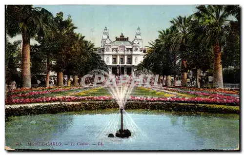 Cartes postales Monte Carlo Le Casino