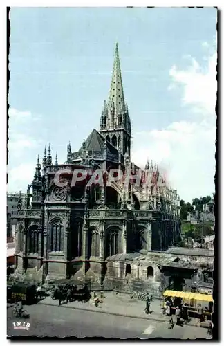 Cartes postales moderne Caen L&#39eglise Saint Pierre Et La Place