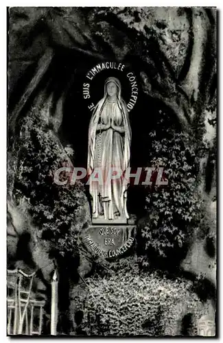 Cartes postales Lourdes la vierge a la grotte