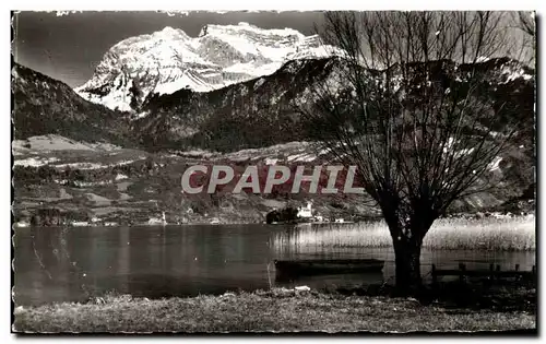 Cartes postales Lac D&#39Annecy La Tournette et le Chateau de Duingt