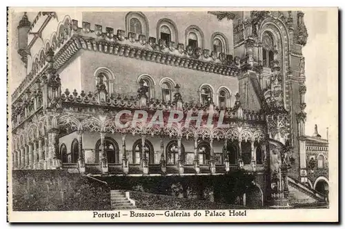 Ansichtskarte AK Portugal Bussaco Galerias do Palace Hotel