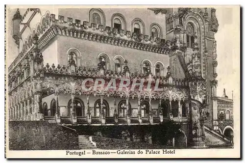 Cartes postales Portugal Bussaco Galerias do Palace Hotel