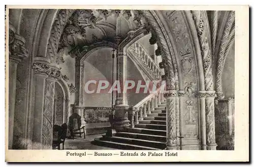 Cartes postales Portugal Bussaco Entrada do Palace Hotel