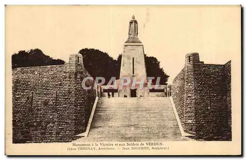 Ansichtskarte AK Monument la Victoire et aux Soldats de Verdun