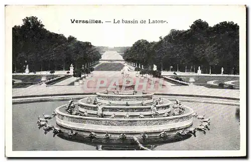 Cartes postales Versailles Le Bassin de Latone