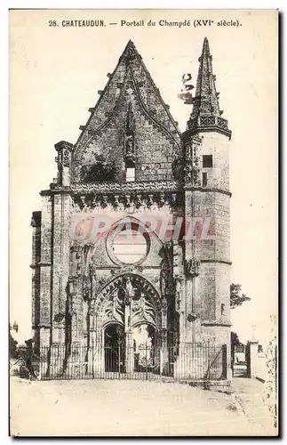 Cartes postales Chateaudun Portail du Champde