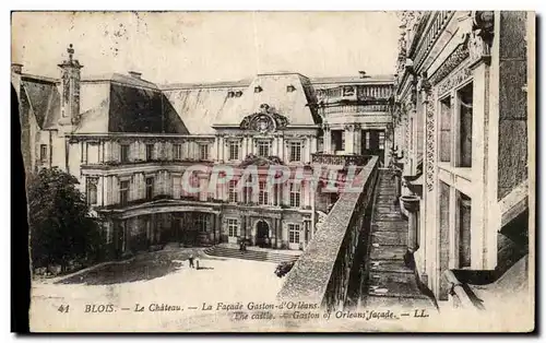 Cartes postales Blois Le Chateau La Facade Gaston d&#39Orleans