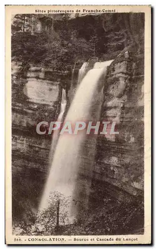 Cartes postales Consolation Source et Cascade du Lancot