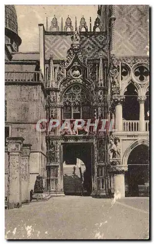 Ansichtskarte AK Venezia Porta della Carta