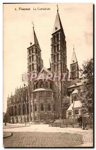 Cartes postales Tournai La Cathedrale