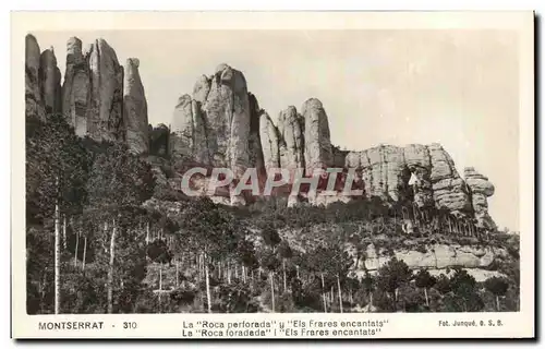 Cartes postales Montserrat La Rica Perforade