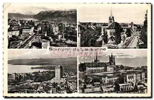 Cartes postales Souvenir de Lausanne