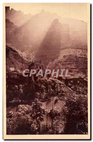 Cartes postales Gorges Du Tarn a la sortie du Cirque des Baumes