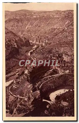 Ansichtskarte AK Gorges Du Tarn Causse Mejean Canon du Tarn et cirques de Saint Chely et Pougnadoires