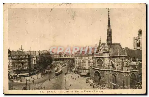 Cartes postales Paris La Gare de I&#39Est