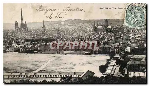 Cartes postales Rouen Vue Generale