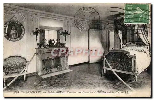 Cartes postales Versailles Palais du Petit Trianon Chambre de Marie Antoinette