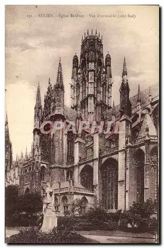 Cartes postales Rouen Eglise St Onen Vue d&#39ensemble