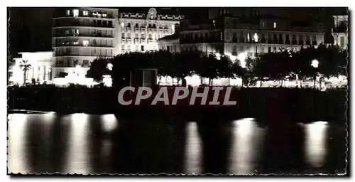 Cartes postales moderne La Cote D&#39Azur Saint Raphael La Terrasse des Bains Effet de nuit