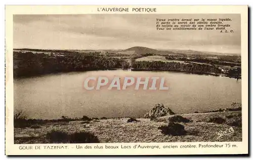 Cartes postales L&#39Auvergne Poetique Tazenat