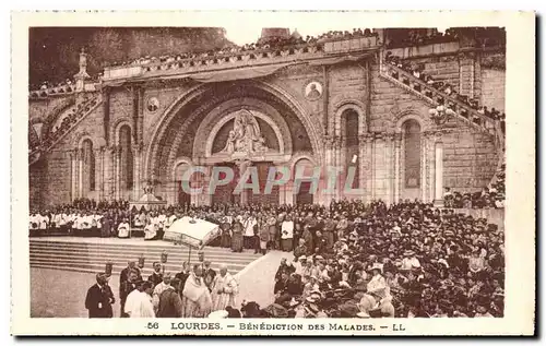 Cartes postales Lourdes Benediction Des Malades