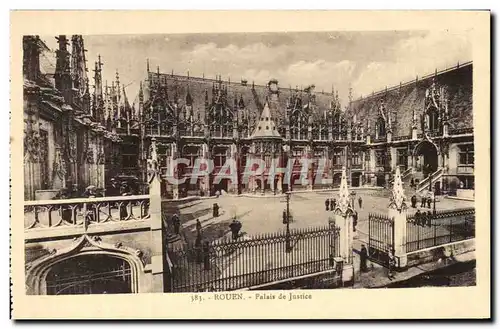 Cartes postales Rouen Palais de Justice