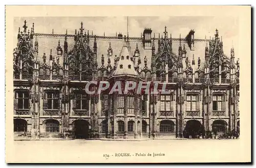 Cartes postales Rouen Palais de Justice