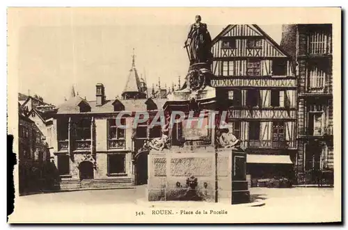 Cartes postales Rouen Place de la Pucelle