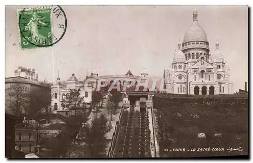 Cartes postales Paris le Sacre Coeur Montmartre