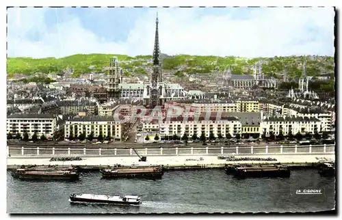 Cartes postales Rouen Vue generale sur la rive droite