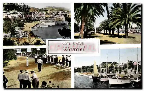 Cartes postales Cote d'Azur Bandol Petanque